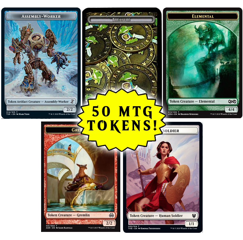 MTG Tokens - 50 Random